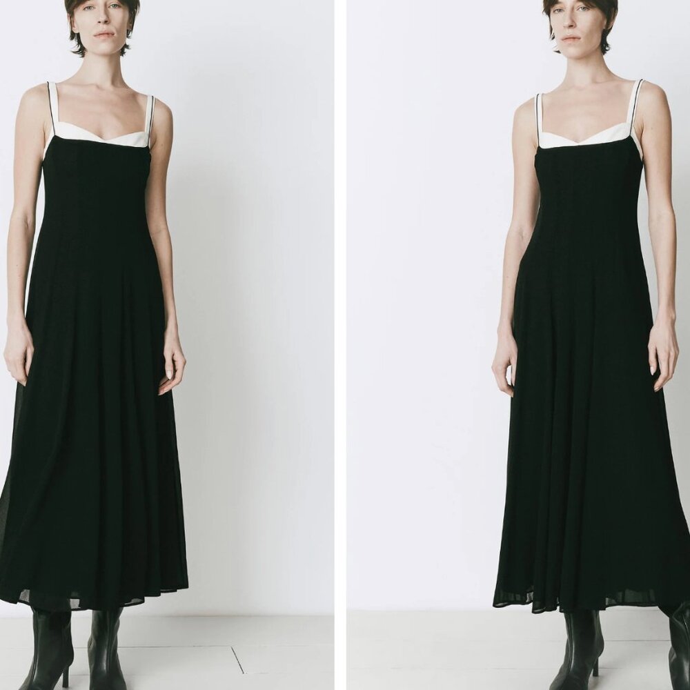 Rue Sophie Ambroise Cami Dress XS Black